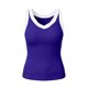 thumbnail image 4 of Mujeres Blusas de Verano sin Mangas Cuello en V Cuello Sólido Camiseta, Poliéster Suave Desgaste Diario Casual, Longitud Regular, 4 of 5