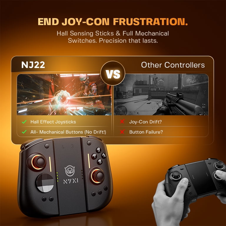 NYXI Hyperion 3 Wireless Magnetic Joypad with Hall Effect Joystick