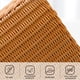 thumbnail image 5 of RKSTN Plastic storage bag Imitation Rattan Box Retro Portable Storage Box Wedding Photography Decoration Photo Souvenir Rattan Organizing Box, 5 of 7