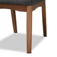 thumbnail image 6 of Bowery Hill Dark Grey and Walnut Brown Finished Wood 7-Piece Dining Set, 6 of 9