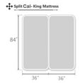 Split California King Sheets Sets for Adjustable Bed, 800 Thread Count