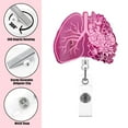 thumbnail image 5 of UDIYO Nurse ID Badge Holder Retractable Badge Holder Reel, 2 Pack Cute Badge Scrolls Brain, Heart, and Lungs are Suitable for Doctors, Nurses, Teachers, Student, 5 of 6