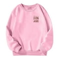 thumbnail image 3 of Christian Sweatshirts for Girls What A Friend We Have In Jesus Cute Graphic Crewneck Sweatshirt Pullover Tops, 3 of 7