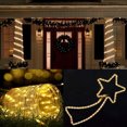 thumbnail image 1 of paquete de luces de cadena de 39.3 pies y 120 LED cargadas por USB con 8 modos, adecuadas para uso en interiores y exteriores, impermeables, para decoración de fiestas en el jardín, blanco cálido, 1 of 5