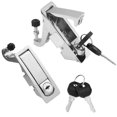 thumbnail image 2 of Compression Latches, 2 Pcs Zinc Alloy Trigger Latch Locks with 4 Keys, Hand Operated Compression Lever Locks for Electronic Closures, Fit 0.04-0.94’’ Doors, 2 of 6