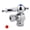 Chrome, variant on Kingston Brass CC33108TL 3/8" FIP x 3/8" OD Comp Quarter-Turn Angle Stop Valve, Brushed Nickel