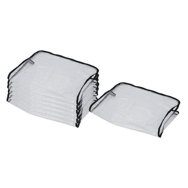 7x Funda trasera para silla de barbero Yuyangstore Cubierta del respaldo del asiento del salón Impermeable