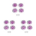 thumbnail image 4 of Vogacara 4 Uds disco de freno 1/10 RC Cars rueda de Metal llanta adaptador de neumático modelo de Control remoto accesorios de coche Crawler Racing en Violeta 3piezas Vogacara CBP190038, 4 of 6