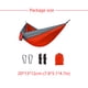 thumbnail image 3 of Naiovety Hamaca portátil de nailon para acampar, cama colgante, deportes a juego de colores exteriores para senderismo, mochilero, balcones de patio carpas No.03 Naiovety OD003579-03B, 3 of 6