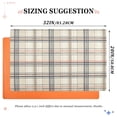 thumbnail image 6 of Yayeee Doormat for Inside 20"x32" Absorbent Low-Profile Washable Non-Slip Rubber Backed Entryway Rug, Beige Plaid Pattern, 6 of 8