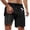 Black, variant on Kcolen Mens Swim Trunks High Elastic Waist Beach Board Shorts Light Upf Funny Mens Swim Trunks with Compression Liner Beach Summer Swimming Shorts for Men
