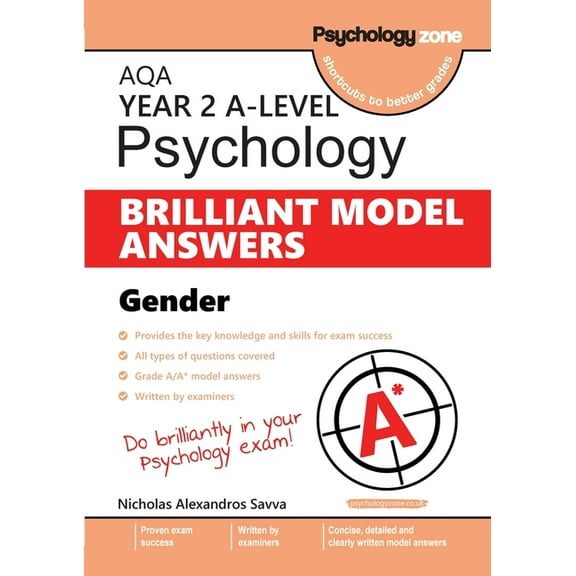 AQA A Level Psychology BRILLIANT MODEL ANSWERS: Gender, (Paperback)