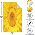 thumbnail image 3 of Coolnut 1 Pack Sunflower Kitchen Towels Highly Absorbent, Super Soft Dishcloths 18 x 28 Inches Reusable Quick Drying Tea Towels Set for Home,Kitchen Decor Wash cloth, 3 of 7