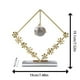 thumbnail image 4 of Minimalista colgante globo de cristal con diseño geométrico corona ornamento decorativo para el hogar sala de estar o de mesa, 4 of 7