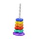 thumbnail image 5 of Juguetes de apilamiento Juego de anillos de arco iris apilador Fine Motor Habilidades Clasificación de color Aprendizaje sensorial Juguete para niños Seis capas, 5 of 9