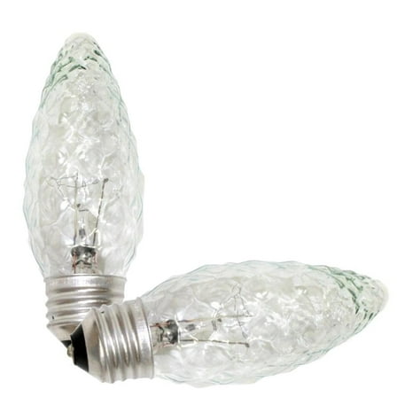 Sylvania 13785 Crystal Decor Ceiling Fan Light Bulb 40W B13 E26 Torpedo 2 Count 2850K Warm White