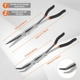 thumbnail image 2 of Sutowe 2Pcs Long Reach Needle Nose Pliers Set 13inch High Carbon Steel Long Nose and Bent Nose Pliers for Wire Bending Mechanics, 2 of 8