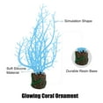 thumbnail image 4 of Soft Silicone Glowing Aquarium Tree Coral Aquatic Artificial Coral for Fish Tank Decoration Blue, 4 of 7
