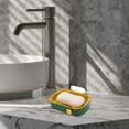 thumbnail image 2 of 1 Pc Wall Mounted Soap Dish Yellow Soap Dish for Bathroom for Kitchen 5.04"x3.66"x1.18", 2 of 6