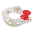 thumbnail image 3 of Anillo de tubo de natación para gato con lazo rojo de lentejuelas, anillos salvavidas para axila, círculo flotante para niña y bebé, forma bonita de 70cm YUNYI BRAND  Deportes, 3 of 8