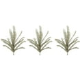 thumbnail image 2 of 23 in. Glitter Filigree Leaf Spray Christmas Decor, Champagne - Set of 3, 2 of 2