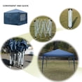 thumbnail image 6 of 10x10ft Instant Pop Up Tent - Waterproof, 2 Doors & 2 Windows, Portable Canopy Shelter Blue, 6 of 13