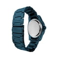 thumbnail image 3 of Reloj De Caballero Steiner Extensible de Acero Inoxidable 44 mm Bisel Giratorio Unidireccional Azul, 3 of 4