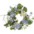 thumbnail image 4 of Nearly Natural 20" Hydrangea Wreath, 4 of 4