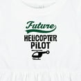 thumbnail image 4 of Inktastic Future Helicopter Pilot Girls Baby Dress, 4 of 5