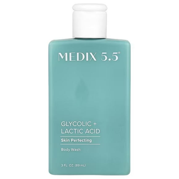 Medix 5.5, Body Wash, Skin Perfecting, Glycolic + Lactic Acid , 3 fl oz (89 ml)