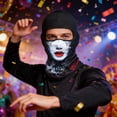 thumbnail image 2 of TIELUTT Hat Style Sunscreen Breathable Full Face Motorcycle Cycling Full Head Suitable for Holidays Such As Carnival Thing One and Thing Two for Riding 3 Merchandise Ski Back Full Face Protective Hat, 2 of 4