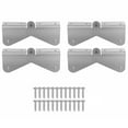 thumbnail image 1 of stanreset Rectangular And Square Water Pipes Extension Turner Easy Install Drainage Ditch Hinge Drainage Pipe 4pcs, 1 of 4