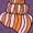 HEATHER PURPLE, variant on Instant Message - Seashell Grid - Youth Girls Fitted Short Sleeve T-Shirt