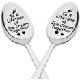 thumbnail image 1 of Wedding Engagement Gifts for Boyfriend Girlfriend Ice Cream Spoons Gift for Husband Wife Birthday Gift for Couples Anniversary Valentines Day Gifts for Ice Cream Lovers Gifts for Him Her, 1 of 7