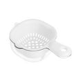 thumbnail image 2 of PRETXORVE Kitchen Tools, Kitchen Accessories, Handle Double Fruit Wash Drainer Drainage Basket Kitchen Household Living Room Drenching Basket, 2 of 8
