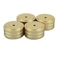 thumbnail image 2 of 16Pcs 40X20mm Aluminum HIFI AMP Speaker Isolation Stand Turntable Feet Pad (Gold), 2 of 9