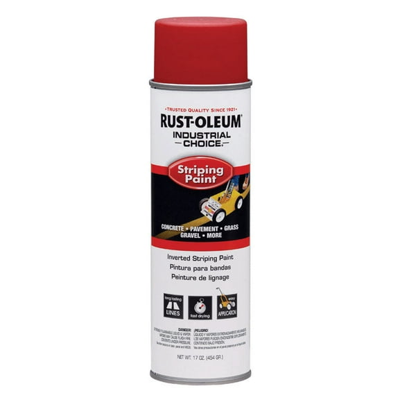 Pintura de rayas invertidas Rust-Oleum Industrial Red 500 ml x6