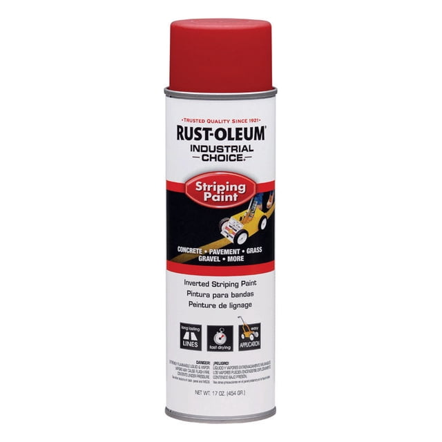 Pintura de rayas invertidas Rust-Oleum Industrial Red 500 ml x6