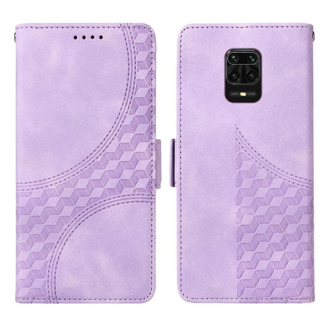 Funda GANGXUN para Xiaomi Redmi Note 9 Pro 4G con diseño acolchado elegante, cuero PU, protección total y ajuste preciso
