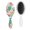 White-590, variant on I Love Strawberries Hair Brush, Red Berry Pattern Detangling Paddle Brush, Sweet Fruit Design, Soft Bristle Brush