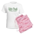thumbnail image 6 of CafePress - County Offaly (Gaelic) Women's Light Pajamas - Women's Short Sleeve Print T-Shirt and Pants Light Cotton Pajama Set, 6 of 7