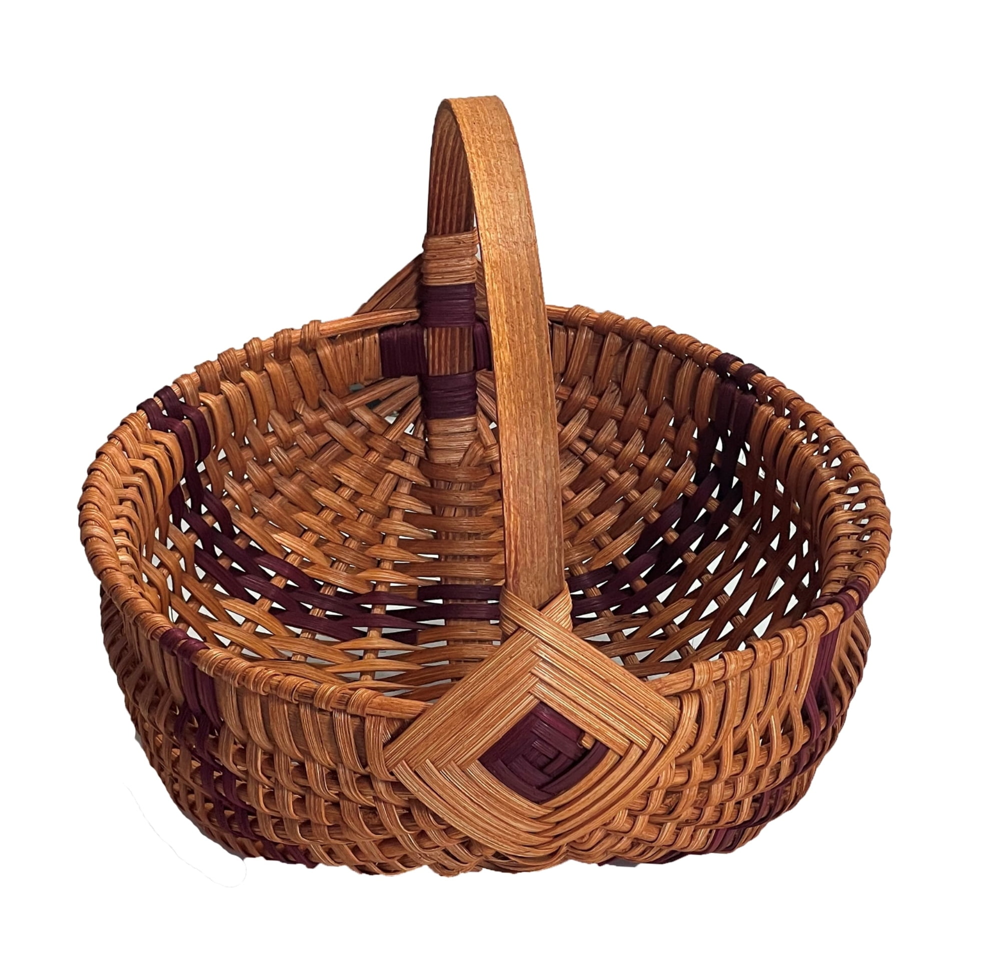 Corner Baskets  Amish Handmade Wicker Corner Baskets — Amish Baskets