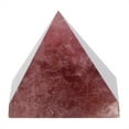 thumbnail image 2 of Crystal Pyramid Figurine  Fortune Blessing Home Decoration and Gift, Paperweight Amethyst, Violet, 2 of 7