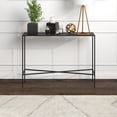 thumbnail image 4 of Evelyn&Zoe Henley 42" Wide Rectangular Console Table with Metal Top, Blackened Bronze, 4 of 7