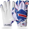 thumbnail image 1 of Guantes de receptor de fútbol Franklin Sports Buffalo Bills Youth, 1 of 1