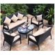 thumbnail image 2 of Outdoor sofa woven rattan table and chair combination rattan sofa My Lux Decor Round, 2 of 13
