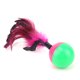 thumbnail image 5 of Juguete para gatos que no cae, pelota de juguete para mascotas con plumas de colores, juguetes interactivos para gatos, 5 of 5
