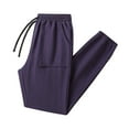 thumbnail image 5 of Men's Track Pants - Comfortable Breathable Sweatpants with Pockets and Elastic Waistband for Home & Lounge, 5 of 7