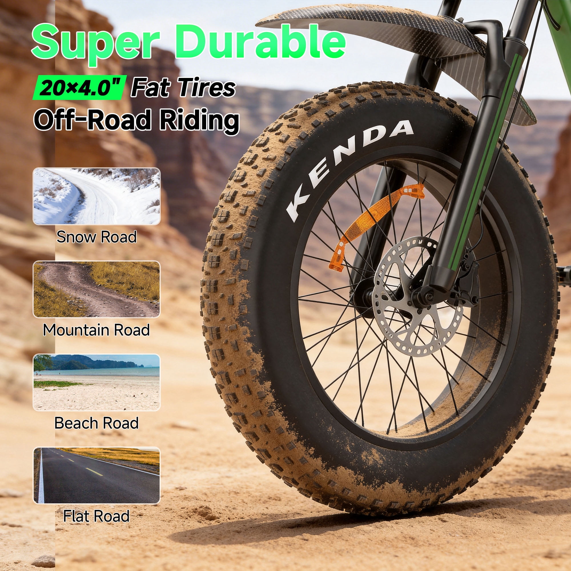 Bluvall 1300Wh Dual Hydraulic Brake Ebike for Adults -2500W Peak 52V Electric Bike 35 MPH,Up to 80 Miles,20" Fat Tire Full Suspension Electric Bicycle for Snow Off-Road Mountain E-Bike