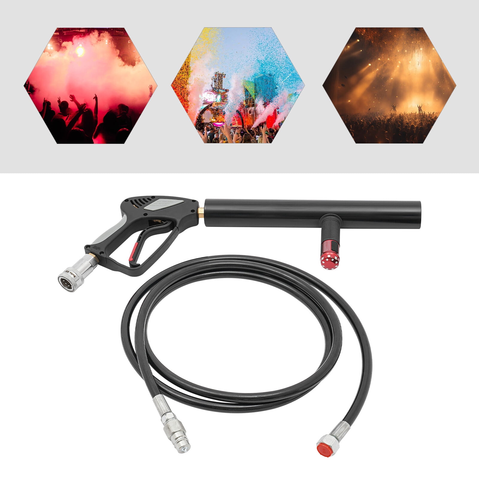 Led DJ Co2 Smoke Gun Jet Machine Carbon Dioxide Gas Column Stage Effect Machine